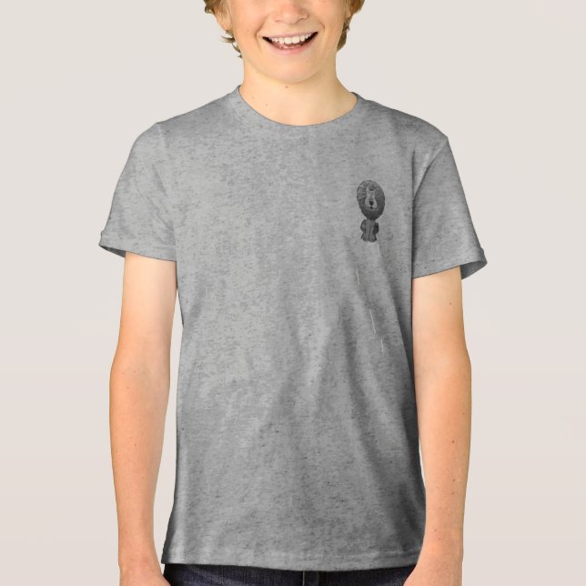 T-Shirt TRI BLEND BOYS LION CARTOON DESIGN (Frente)