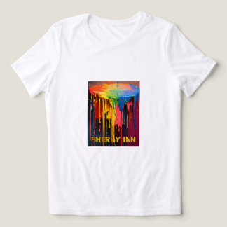 T-Shirt Vibrant Paint Effect"