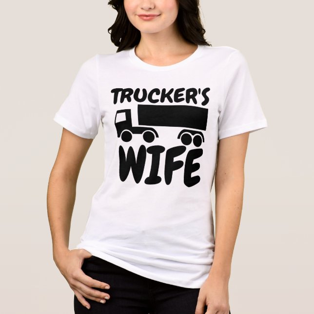 T-SHIRTS DA MULHER DO CAMINHÃO (Frente)