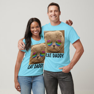T-shirts de PAI CAT, Camisetas masculinas engraça