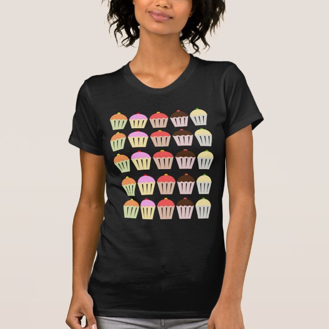 T-shirts e camisas de cupcake (Frente)
