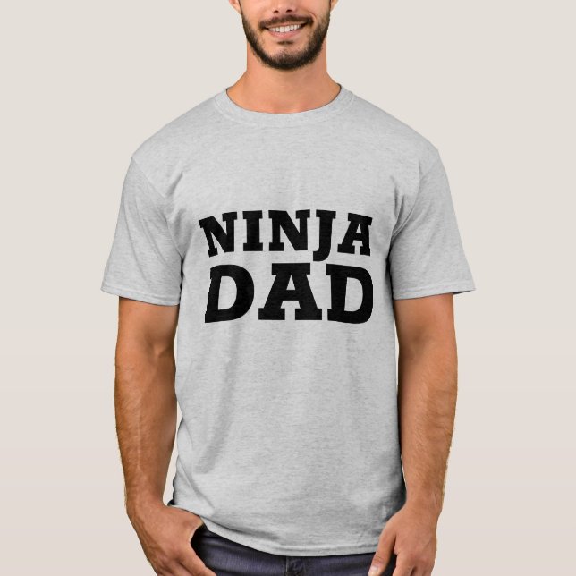 T-Shirts e camisas de PAI NINJA (Frente)