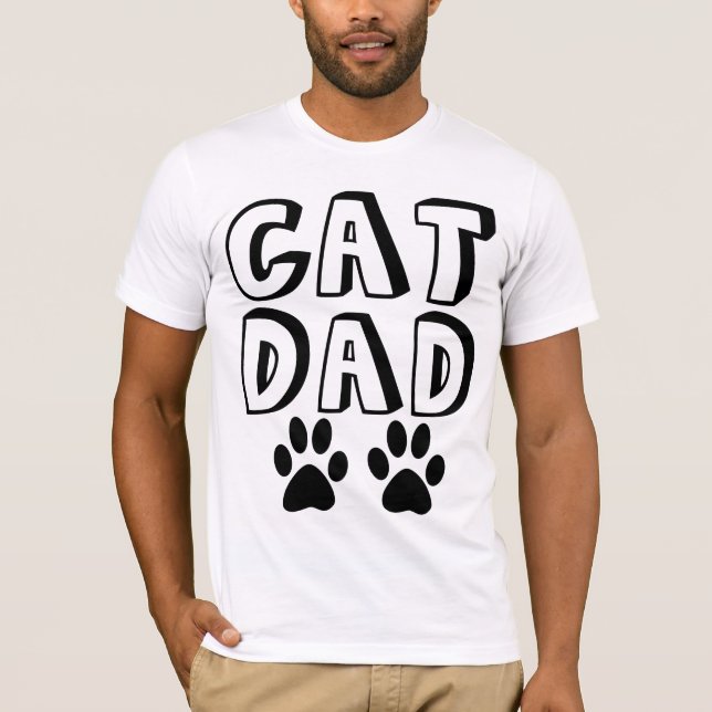 T-shirts e CAMISETAS de PAI CAT (Frente)