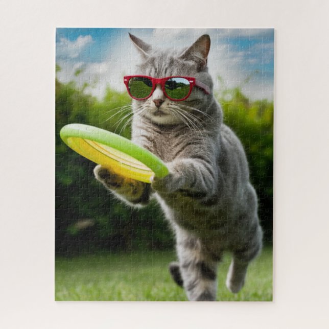 Tabby Disk Golf Quebra-cabeça (Vertical)