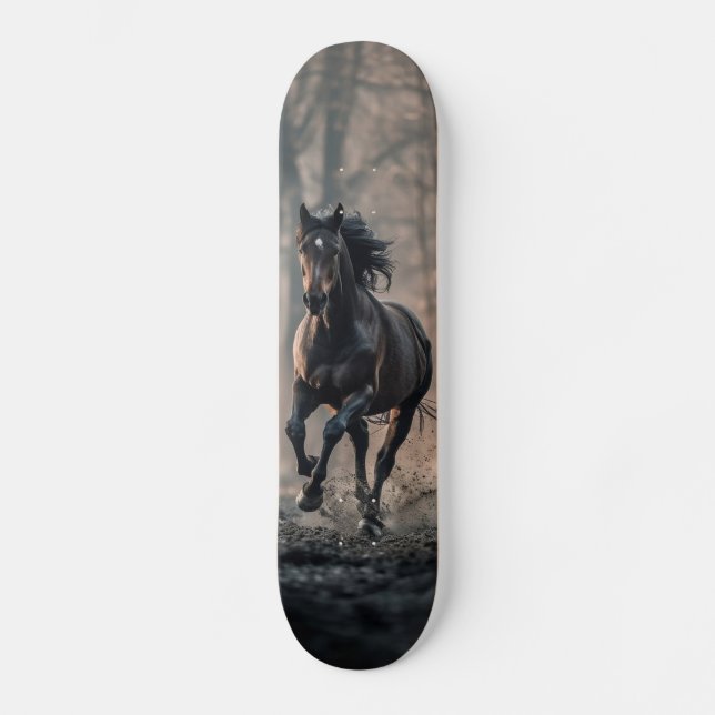 Tabla de Skate Caballo Negro (Frente)