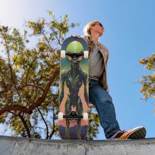 Tabla de Skate Extraterrestre Marciano (Ao ar livre 1)