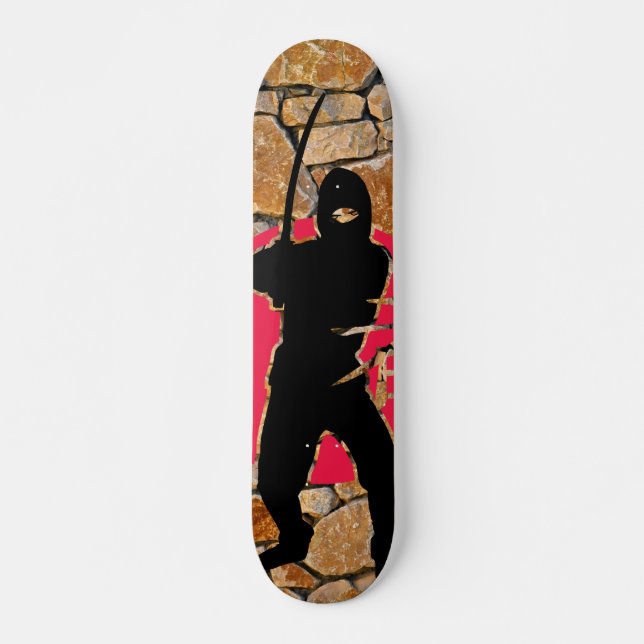 Tabla de Skate Guerrero Ninja (Frente)