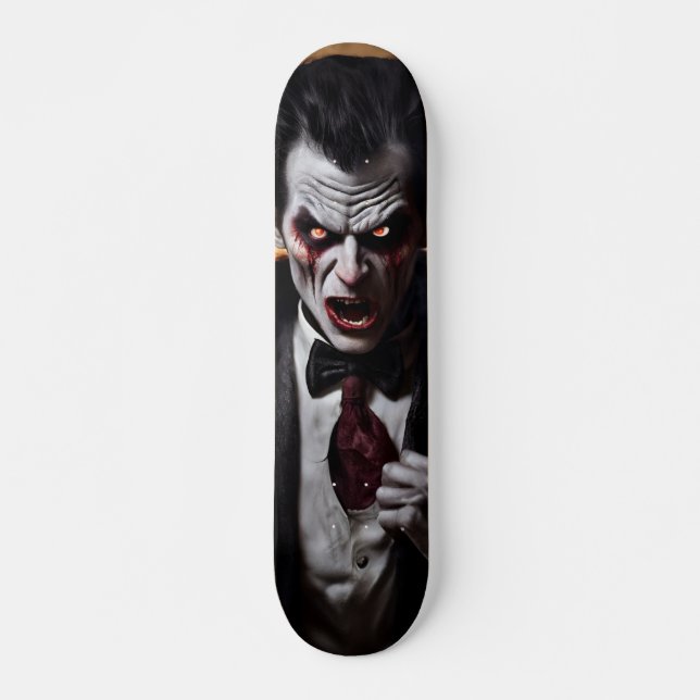 Tabla de Skate Hombre Vampiro de Miedo (Frente)
