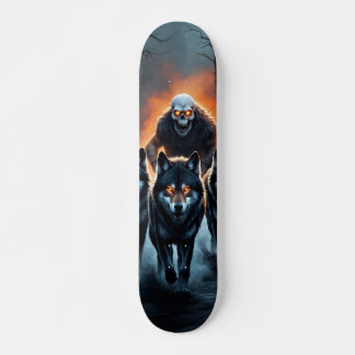 Tabla de Skate Los Lobos y el Monstruo