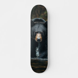 Tabla de Skate Oso Negro Depredador en un Arroyo