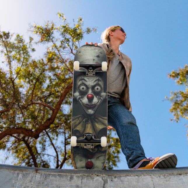 Tabla de Skate Payaso Espeluznante de Miedo (Ao ar livre 1)