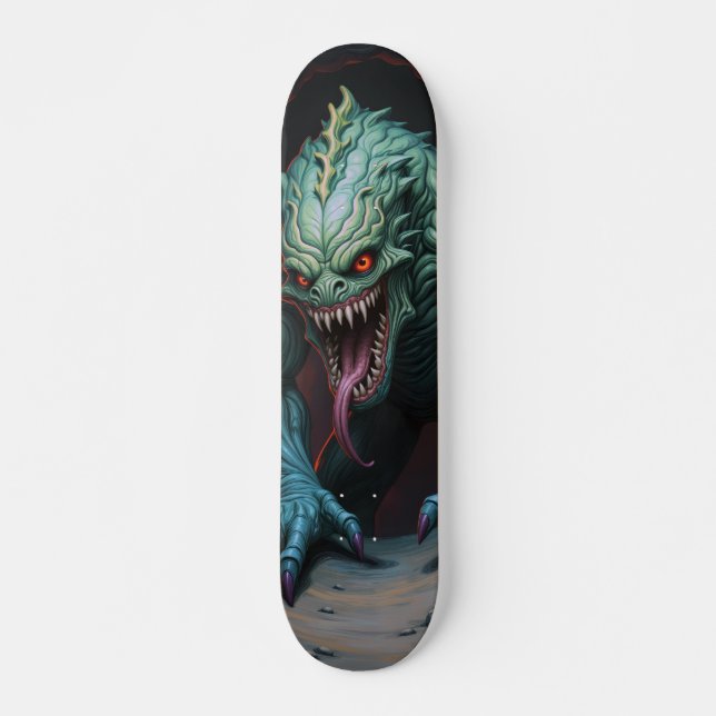 Tabla de Skate Reptil Feroz (Frente)