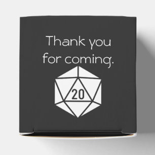 Tabletop Chic na Caixa de Favor Preta
