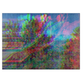 Tabua De Cortar Arte Abstrato Mística Decorativa