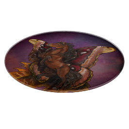 Tabua De Cortar Atlas Moth Fairy Horse