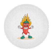 Caractere de Ilustração do Cartoon Jalapeño Sorrid