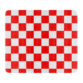 Tabua De Cortar Checkers brancos croatas