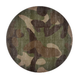 Tabua De Cortar Classic Military Camouflage Pattern