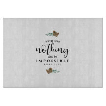 Com Deus, nada será impossível