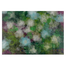 conselho abstrato floral de corte