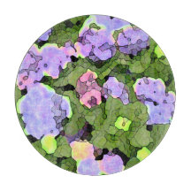 Conselho Charcuterie do Watercolor Batik Hydrangea