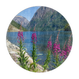 Tabua De Cortar Conselho de Corte da Aldeia de Gudvangen, na Norue