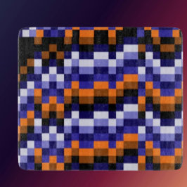 Tabua De Cortar Conselho de Corte de Vidro Decorativo com Pop de A