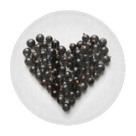 Tabua De Cortar Coração de groselha negra
