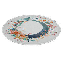 Crie Sua Própria Lua Floral Rosa E Dourada