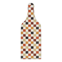 TABUA DE CORTAR CUBOS DE QUEDA VERMELHA DE LARANJA PRETA