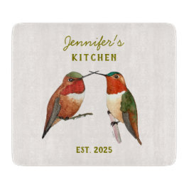 Tabua De Cortar Custom Allen's Hummingbirds 