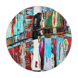 Tabua De Cortar Cutting Board Collapse Reflection Abstract Design