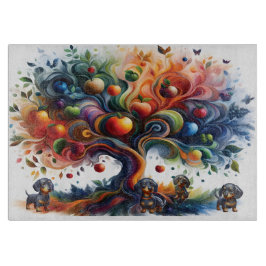 Tabua De Cortar Dedos Debaixo da Fruta