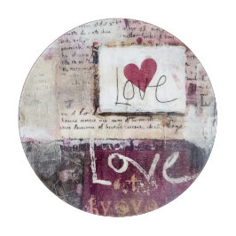 Tabua De Cortar Design Burgundy Série 10