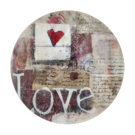 Tabua De Cortar Design Burgundy Série 15