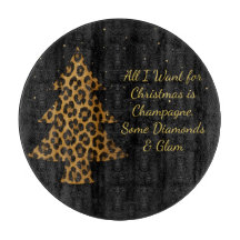Design de árvore de leopardo de férias chic