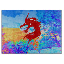 Dragão Vermelho Chinês Decorativo