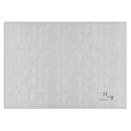 Tabua De Cortar Elegant Monogram Cutting Board