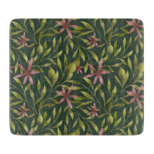 Elegant Pink Flower Pattern on Dark Background