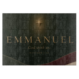 Tabua De Cortar EMMANUEL | Mateus 1:23 Cristão