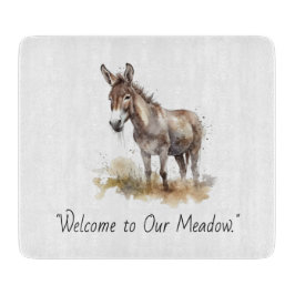 Tabua De Cortar Encantadora Serenidade Donkey, costume