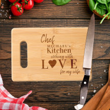 Engraçado cozinhar de chef fofo com nome personali
