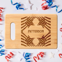 Estrelas e Stripes Madeira Patriótica