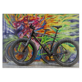 Tabua De Cortar Fat Bike e Flames