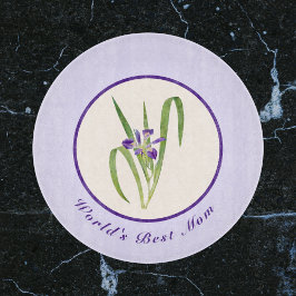 Tabua De Cortar Feliz Dia de as mães Roxo Irrita Melhor Mãe do Mun
