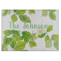 Flor Branco e Jardim de Folhas Verde