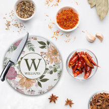 Flores de Aquarela da Família Personalizada