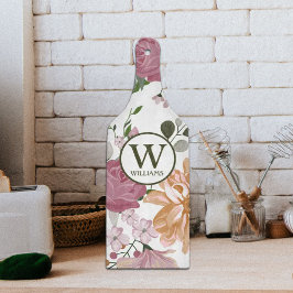 Tabua De Cortar Flores de Aquarela da Família Personalizada de Vid