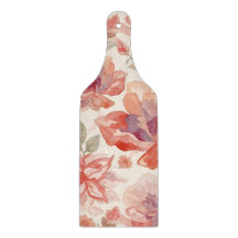 Flores de Pastel de Aquarelas Laranja Claro