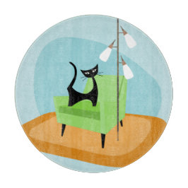 Tabua De Cortar Gato de Estilo Moderno do Médio Retroativo